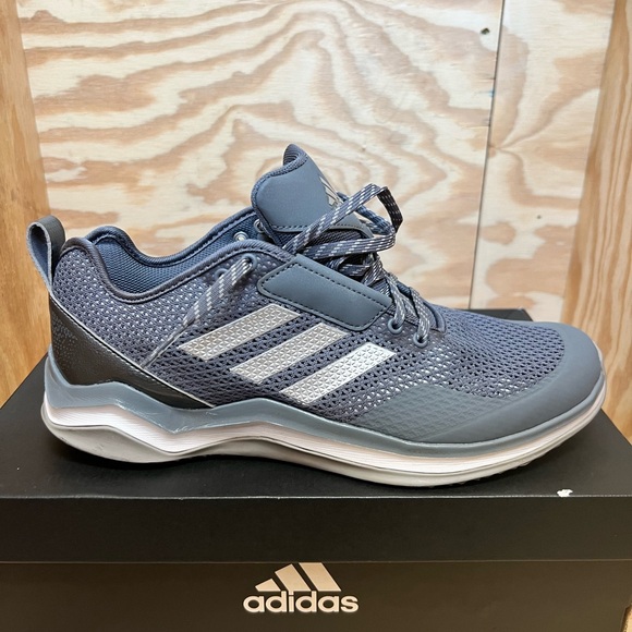 adidas Men's Speed Trainer 3, Onix/Metallic Silver/White Men’s 9.5 - Picture 6 of 9